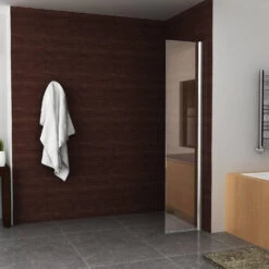 BWS Apollo Zijwand Met Muurprofiel 30x200 Cm 10mm NANO Glas