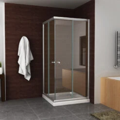 BWS Eco Hoekinstap Douchecabine 90x90x190 Cm 5mm Helder Glas