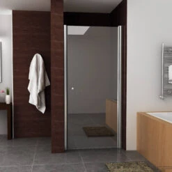 BWS Douchedeur | Profiel | 100x202cm | 8mm NANO Coating Glas | Nisdeur