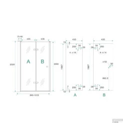 BWS Vouwbare Nisdeur Links 100x202 Cm 8mm NANO Harmonica Deur 21 BWS Vouwbare Nisdeur Links 100x202 Cm 8mm NANO Harmonica Deur -Winkel Voor Badkamerdouchebenodigdheden bws vouwbare nisdeur links 100x202 cm 8mm nano tech