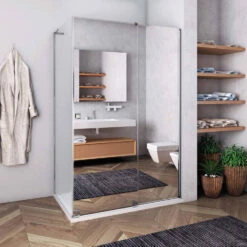 Nisdeur Lacus Capri 1 130x210 Cm 8mm Nano Spiegelglas