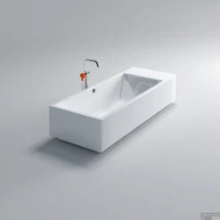 Clou Wash Me Vrijstaand Ligbad Incl Plug En Overloop En Sifon Wit Acryl 220x85x54cm -Winkel Voor Badkamerdouchebenodigdheden cl 05.50010 b