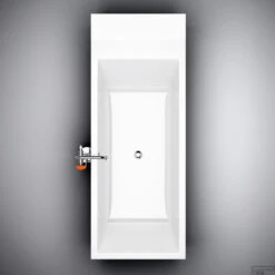 Clou Wash Me Vrijstaand Ligbad Incl Plug En Overloop En Sifon Wit Acryl 220x85x54cm -Winkel Voor Badkamerdouchebenodigdheden cl 05.50010 h