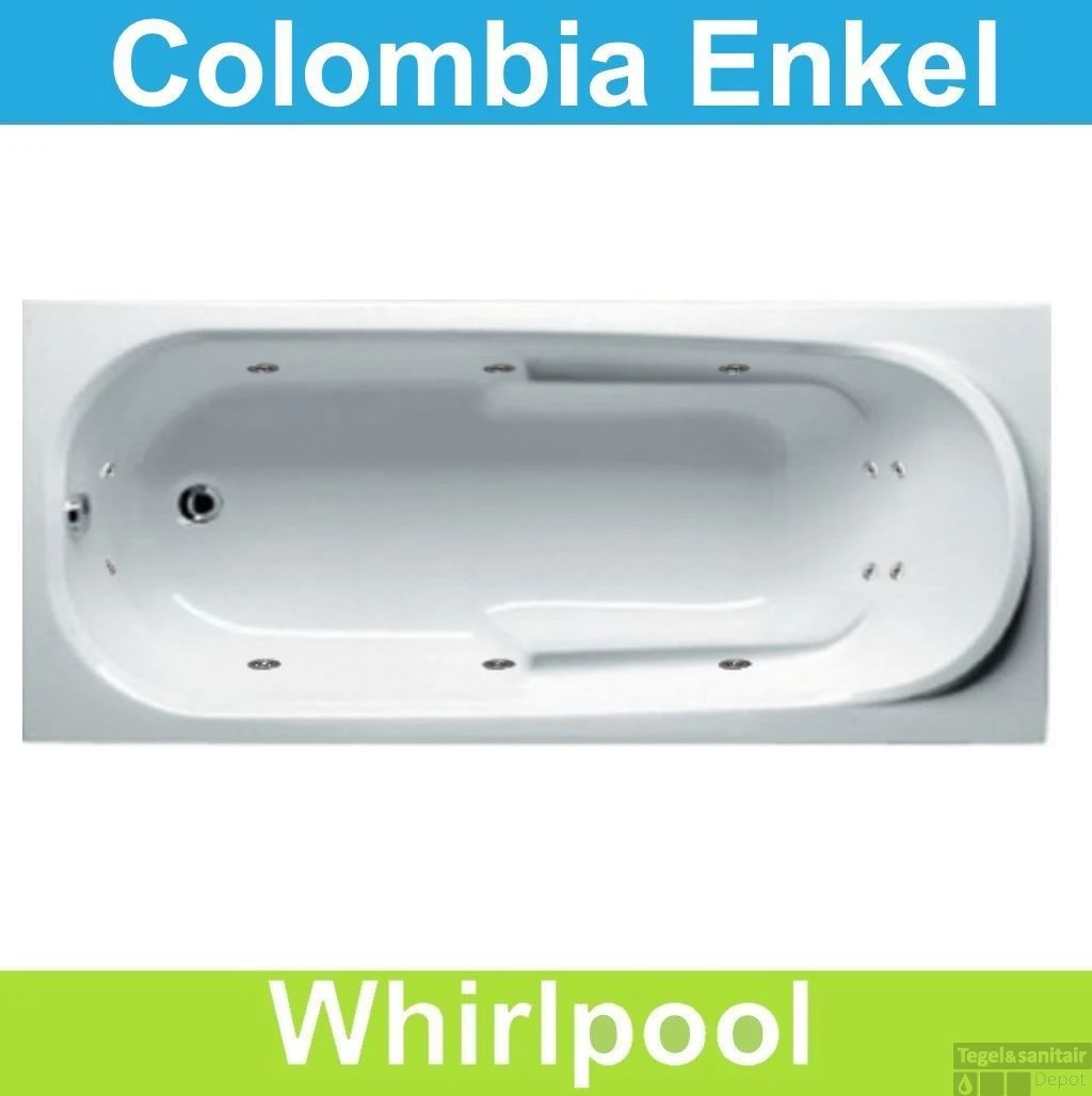 Ligbad Riho Colombia 140 X 70 Cm Whirlpool Enkel Systeem 1 Ligbad Riho Colombia 140 X 70 Cm Whirlpool Enkel Systeem