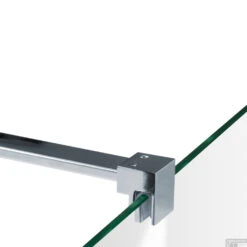 Nisdeur Compleet Just Creating Profielloos 2-Delig (Draaideur Bevestigd Op Inloopwand) 120x200 Cm 50/70 Chroom -Winkel Voor Badkamerdouchebenodigdheden complete profielloze nisdeur chroom 4555 2 29