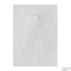 Douchebak Sanitop Just Creating Relievo Crag 100x140 Cm Mat Wit -Winkel Voor Badkamerdouchebenodigdheden db rc100x140w 2