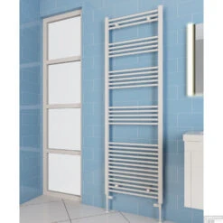 Designradiator Boss & Wessing Vertico Multirail 180x40 Cm Wit Zij-Onderaansluiting