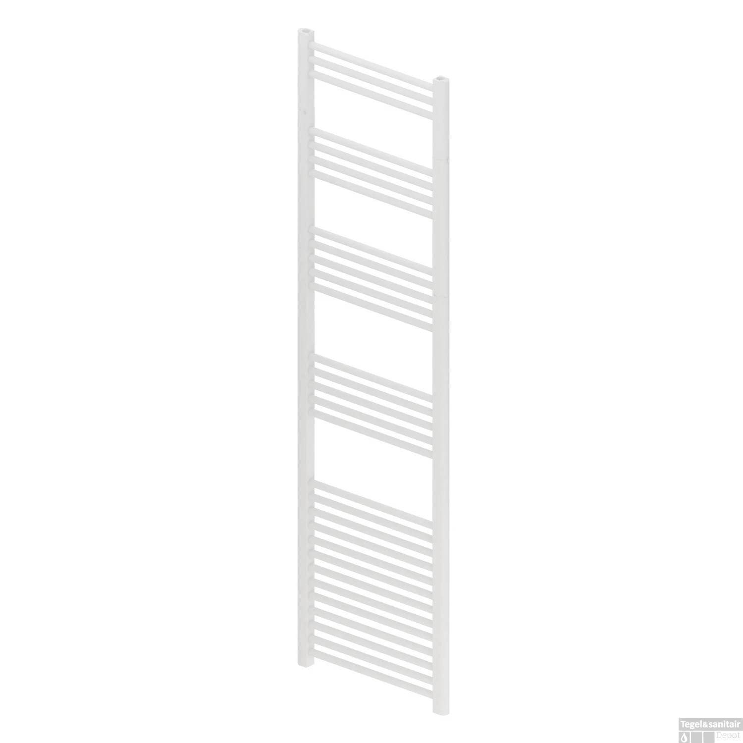 Designradiator Boss & Wessing Vertico Multirail 180x40 Cm Wit Zij-Onderaansluiting - Afbeelding 2