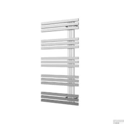 Designradiator Plieger Inox Suono Sinistra Middenaansluiting 100x50 Cm 464 Watt Inox-Look