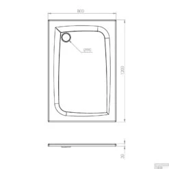 Douchebak Allibert Mooneo Rechthoek Inbouw Bioplax 120x80 Cm Zwart -Winkel Voor Badkamerdouchebenodigdheden douchebak allibert mooneo rechthoek inbouw bioplax 120x80 cm tech 3