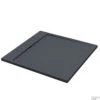 Douchebak Best Design Decent 90x90x3.5 Cm Solid Surface Mat Zwart