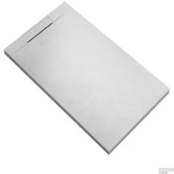 Douchebak Boss & Wessing Talpo 120x90x3 Cm Composietsteen Mat Wit