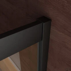 Douchecabine Boss & Wessing Vierkant Hoekinstap 2 Schuifdeuren 80x80x200cm 8mm Helder Glas Met Nano Coating Mat Zwart -Winkel Voor Badkamerdouchebenodigdheden douchecabine boss wessing vierkant hoekinstap 2 schuifdeuren 80x80x200cm 8mm helder glas met nano coating mat zwart 4