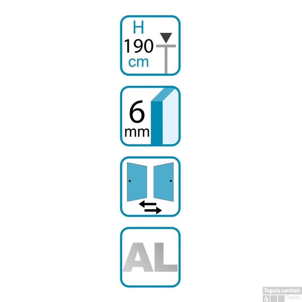 Douchecabine Lacus Giglio Corner Fox 75 Cm Hoekinstap 6mm Chinchilla Glas Aluminium Profiel 4 Douchecabine Lacus Giglio Corner Fox 75 Cm Hoekinstap 6mm Chinchilla Glas Aluminium Profiel - Afbeelding 4