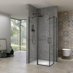 Douchecabine Van Rijn ST02 320 Zwart