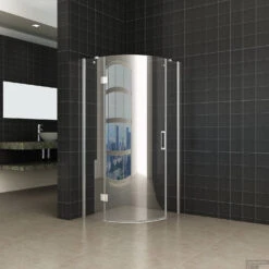 Douchecabine Wiesbaden Kwartrond 1 Deur LS 90x90cm 8mm NANO Coating