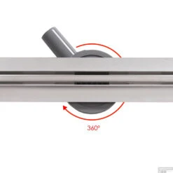 Douchegoot Brauer RR 800 Flens 80 Cm Draaibare Sifon Geborsteld RVS -Winkel Voor Badkamerdouchebenodigdheden douchegoot brauer flens draaibare sifon geborsteld rvs 5