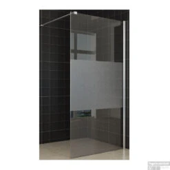 Douchewand Wiesbaden 90x200cm 10mm Met Middenband NANO Coating -Winkel Voor Badkamerdouchebenodigdheden douchewand wiesbaden middenband 20.4207 shop