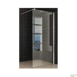 Douchewand Wiesbaden Met RVS Profiel 100x200 Cm 10mm NANO Glas -Winkel Voor Badkamerdouchebenodigdheden douchewand wiesbaden rvs profiel 20.3935 shop