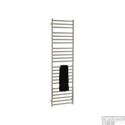 EH Design Radiator Athena 50x160 Cm Geborsteld RVS