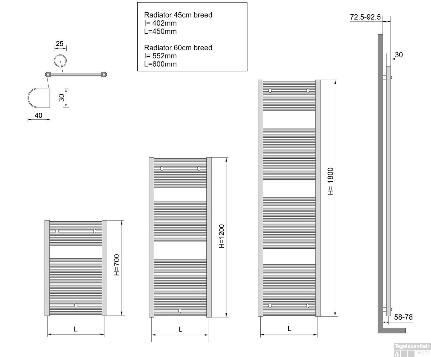 Radiator Wiesbaden Elara 118,5x45 Cm Midden-Onder Aansluiting Wit (538 Watt) 1 Radiator Wiesbaden Elara 118,5x45 Cm Midden-Onder Aansluiting Wit (538 Watt)