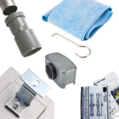 Mat Witte RVS Douchegoot Flens Met Uitneembaar Sifon 110x7cm 6,7cm Diep MAT WIT ROOSTER -Winkel Voor Badkamerdouchebenodigdheden flens design rooster mat wit 4 4