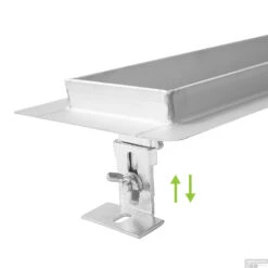 Messing Goud RVS Douchegoot Flens Met Uitneembaar Sifon 40x7cm 6,7cm Diep MESSING GOUD ROOSTER -Winkel Voor Badkamerdouchebenodigdheden flens tegel rooster 20cm messing goud 1 1