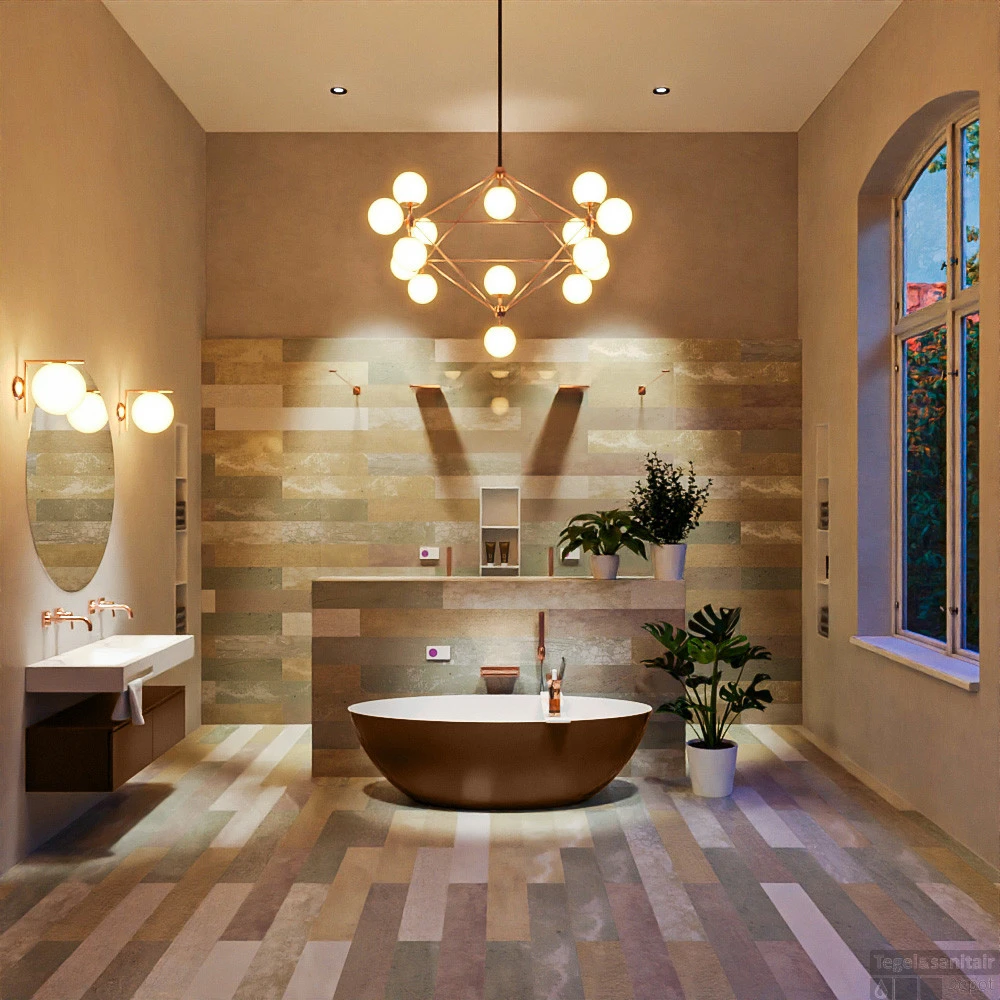 FLOAT Vrijstaand Bad 170x80cm Kleur Rust / Talc 2 FLOAT Vrijstaand Bad 170x80cm Kleur Rust / Talc - Afbeelding 2