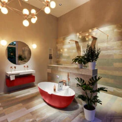 FLOAT Vrijstaand Bad 170x80cm Kleur Fire / Talc 10 FLOAT Vrijstaand Bad 170x80cm Kleur Fire / Talc -Winkel Voor Badkamerdouchebenodigdheden float 2 00012