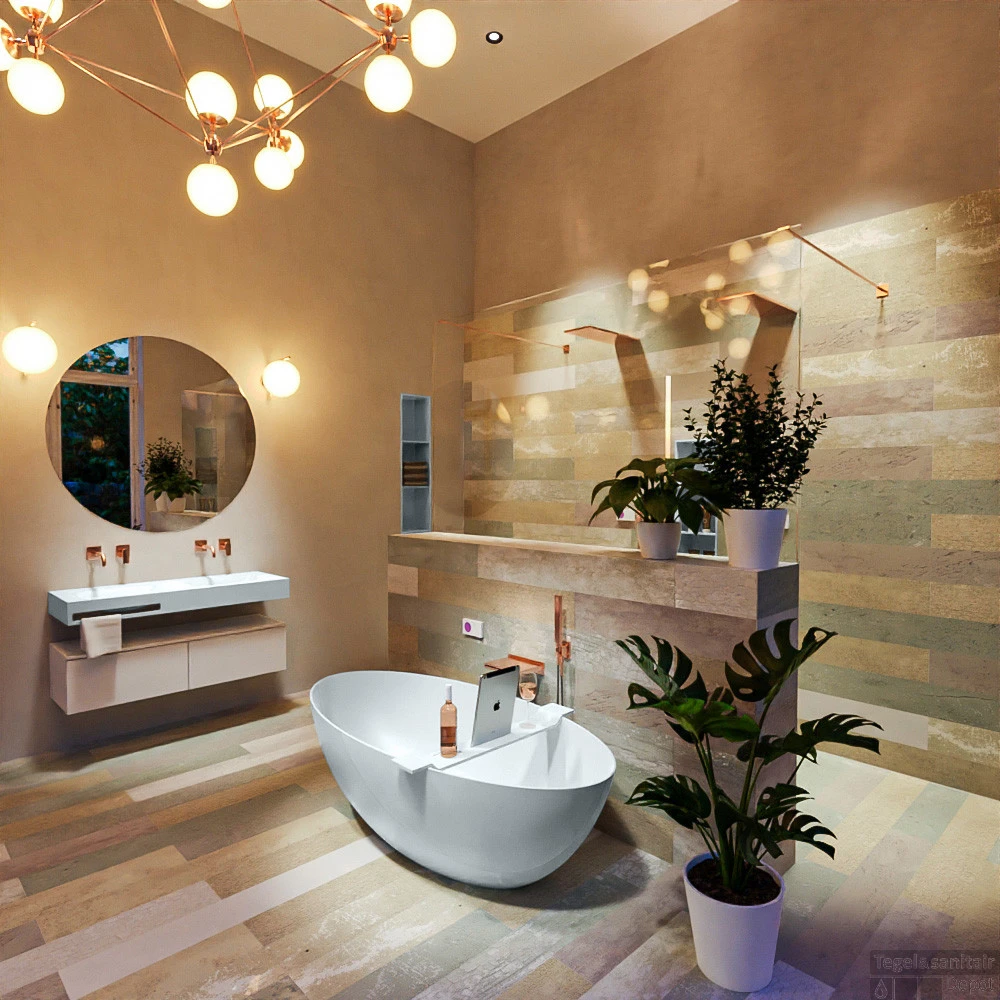 FLOAT Vrijstaand Bad 170x80cm Kleur Clay / Clay 3 FLOAT Vrijstaand Bad 170x80cm Kleur Clay / Clay - Afbeelding 3