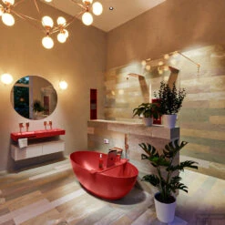 FLOAT Vrijstaand Bad 170x80cm Kleur Fire / Fire -Winkel Voor Badkamerdouchebenodigdheden float 2 00025