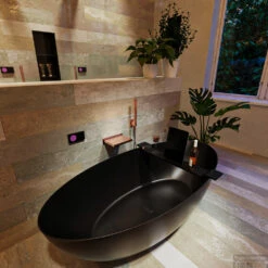 FLOAT Vrijstaand Bad 170x80cm Kleur Urban / Urban -Winkel Voor Badkamerdouchebenodigdheden float 4 00016