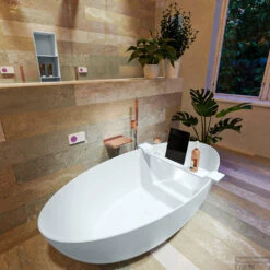 FLOAT Vrijstaand Bad 170x80cm Kleur Clay / Clay 12 FLOAT Vrijstaand Bad 170x80cm Kleur Clay / Clay -Winkel Voor Badkamerdouchebenodigdheden float 4 00019