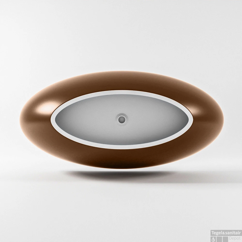 FLOAT Vrijstaand Bad 170x80cm Kleur Rust / Talc 7 FLOAT Vrijstaand Bad 170x80cm Kleur Rust / Talc - Afbeelding 7