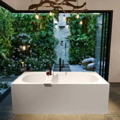 FREEZE Vrijstaand Bad 180x85cm Kleur Linen / Linen -Winkel Voor Badkamerdouchebenodigdheden freeze 2 00017