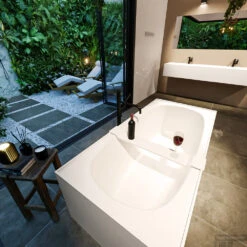 FREEZE Vrijstaand Bad 180x85cm Kleur Linen / Linen -Winkel Voor Badkamerdouchebenodigdheden freeze 4 00017