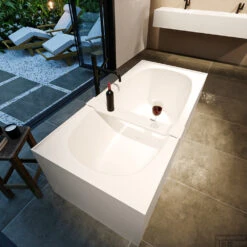 FREEZE Vrijstaand Bad 180x85cm Kleur Linen / Linen -Winkel Voor Badkamerdouchebenodigdheden freeze 5 00017