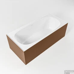 FREEZE Vrijstaand Bad 180x85cm Kleur Rust / Talc