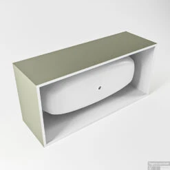 FREEZE Vrijstaand Bad 180x85cm Kleur Army / Talc -Winkel Voor Badkamerdouchebenodigdheden freeze google 2 00010