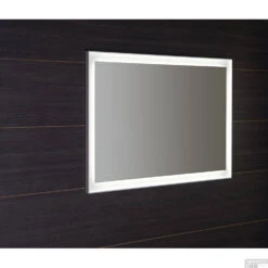 Badkamerspiegel Sapho Flut 100x70 Cm LED-Verlichting Omlijsting Wit -Winkel Voor Badkamerdouchebenodigdheden ft100 badkamerspiegel sapho flut 100x70 cm led verlichting omlijsting wit 2