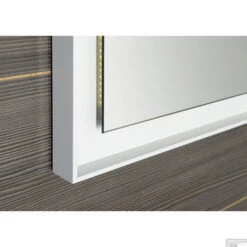 Badkamerspiegel Sapho Flut 100x70 Cm LED-Verlichting Omlijsting Wit -Winkel Voor Badkamerdouchebenodigdheden ft100 badkamerspiegel sapho flut 100x70 cm led verlichting omlijsting wit 5