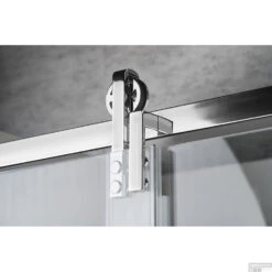 Nisdeur Sapho Volcano Schuifdeur 160x200 Cm 8 Mm Gecoat Glas Mat Zwart -Winkel Voor Badkamerdouchebenodigdheden gv1416 nisdeur sapho volcano schuifdeur 160x200 cm 8 mm gecoat glas mat zwart 4