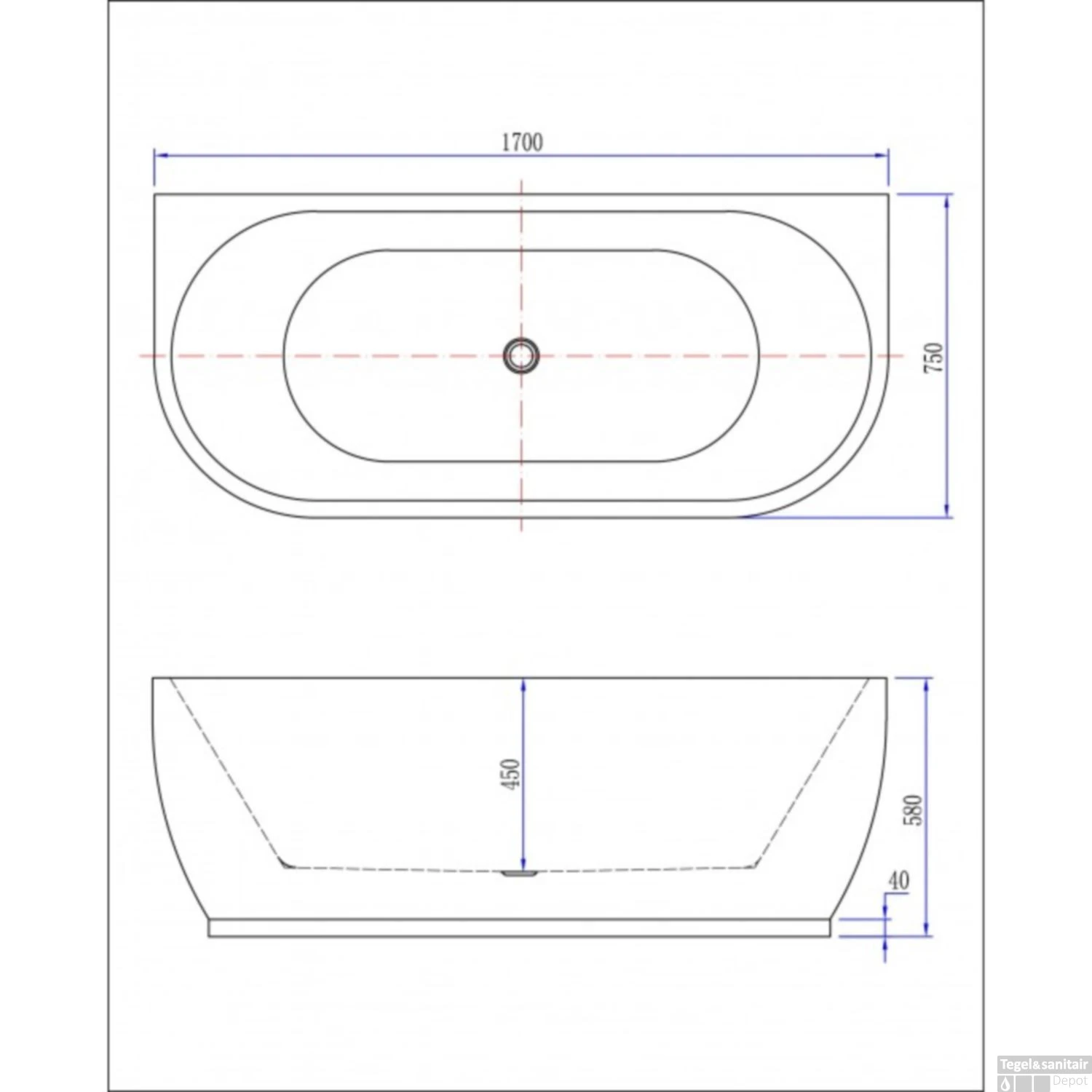 Half Vrijstaande Whirlpool Wiesbaden Wall 170x75x58 Cm Luchtsysteem Met Gunmetal Jets Glans Wit 5 Half Vrijstaande Whirlpool Wiesbaden Wall 170x75x58 Cm Luchtsysteem Met Gunmetal Jets Glans Wit - Afbeelding 5