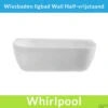Half Vrijstaande Whirlpool Wiesbaden Wall 180x80x58 Cm Luchtsysteem Met Gunmetal Jets Mat Wit