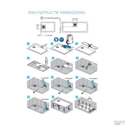 Douchebak Ideal Standard Ultra Flat Solid Vierkant (in 3 Afmetingen En 5 Kleuren) -Winkel Voor Badkamerdouchebenodigdheden handleiding3 3