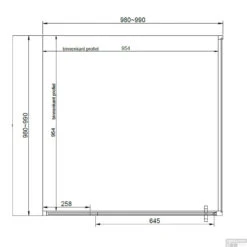 Hoek Douchecabine Van Rijn ST04 Helder Glas 100x100x200 Cm 6 Mm Aluminium Zwart -Winkel Voor Badkamerdouchebenodigdheden hoek douchecabine van rijn 100x100x200 cm st04 6 mm helder glas zwart aluminium nanocoating tech