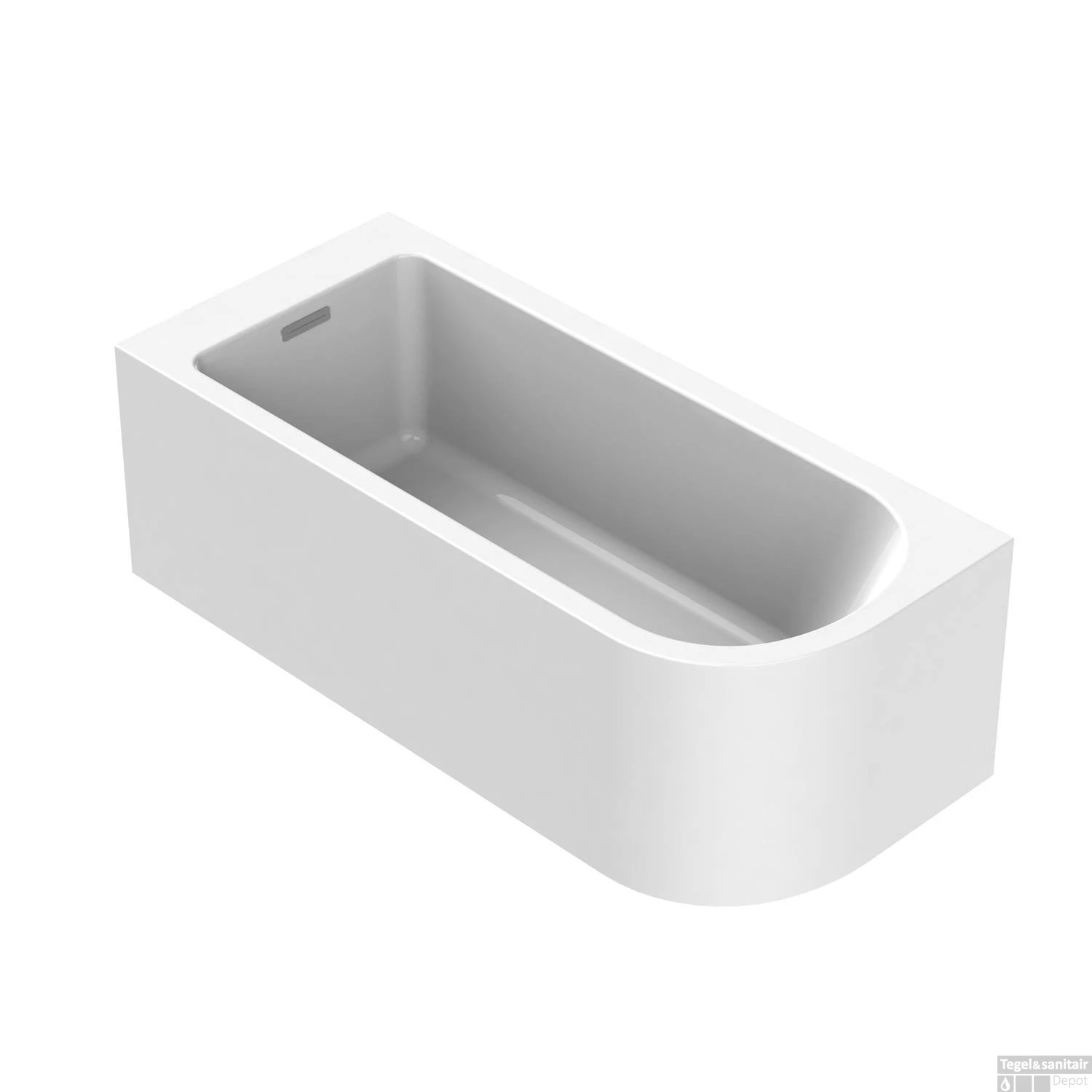 Hoekbad Allibert Serena 170x75x56 Cm Wit Links 2 Hoekbad Allibert Serena 170x75x56 Cm Wit Links - Afbeelding 2