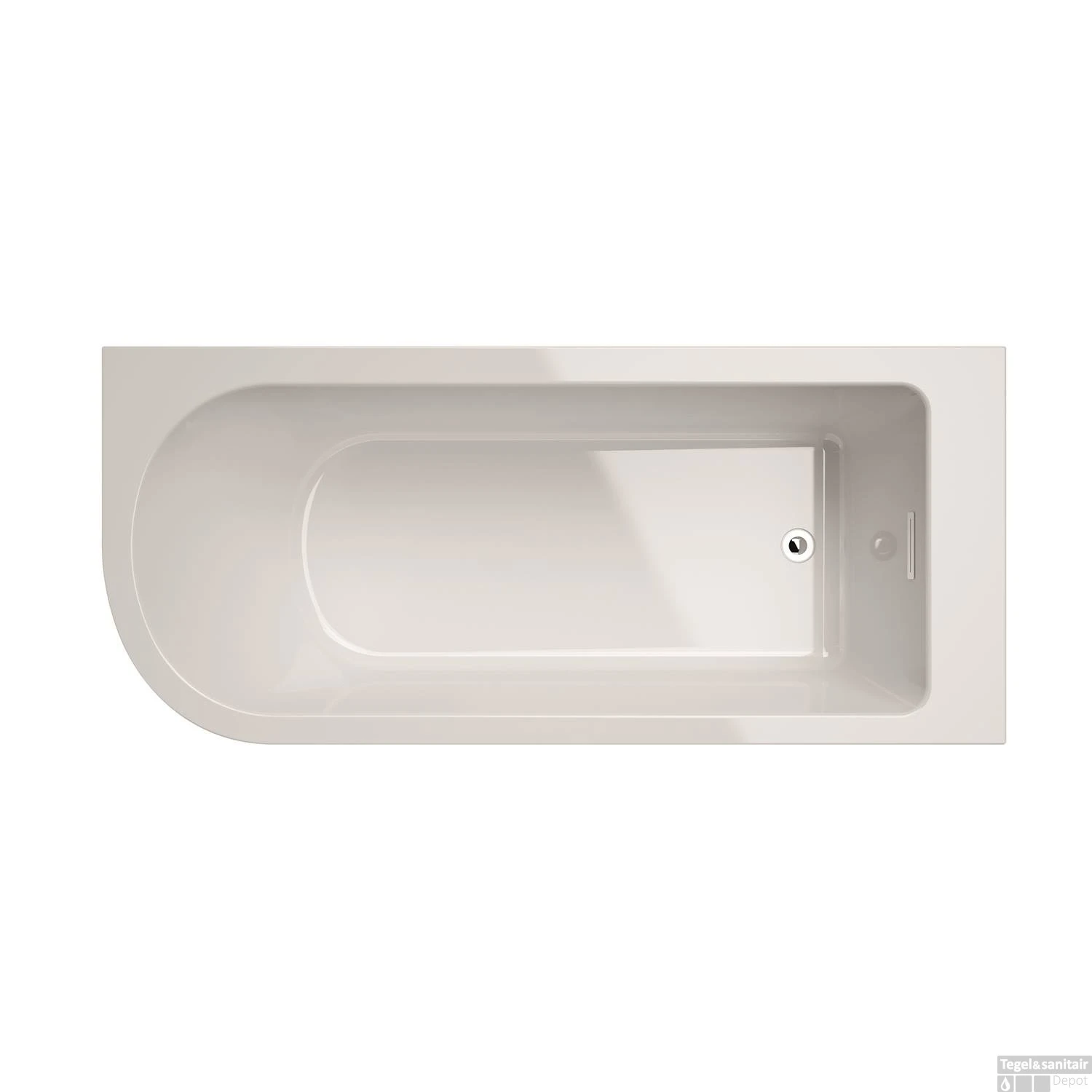 Hoekbad Allibert Serena 170x75x56 Cm Wit Rechts 1 Hoekbad Allibert Serena 170x75x56 Cm Wit Rechts