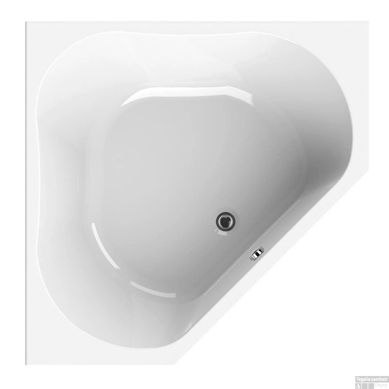 Hoekbad Allibert Spacy 150x150x56 Cm Wit 1 Hoekbad Allibert Spacy 150x150x56 Cm Wit