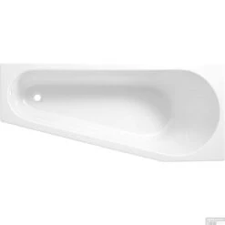 Inbouw Hoekbad Wisa Avellino 160x70x40 Cm Rechts Wit